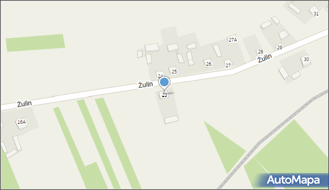 Żulin, Żulin, 23, mapa Żulin