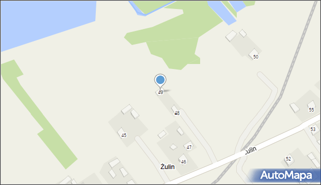 Żulin, Żulin, 49, mapa Żulin