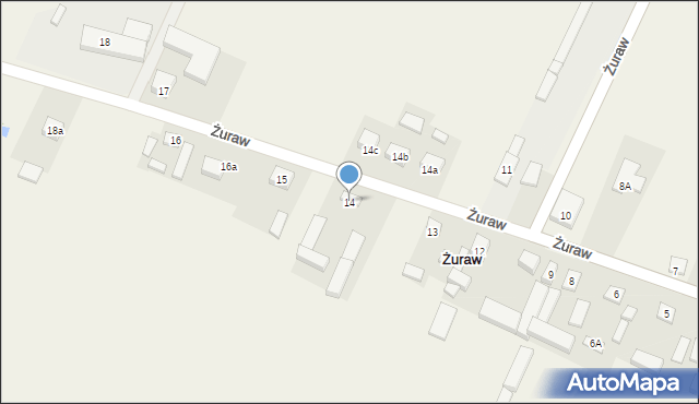 Żuraw, Żuraw, 14, mapa Żuraw