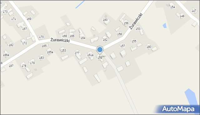 Żurawiczki, Żurawiczki, 159, mapa Żurawiczki