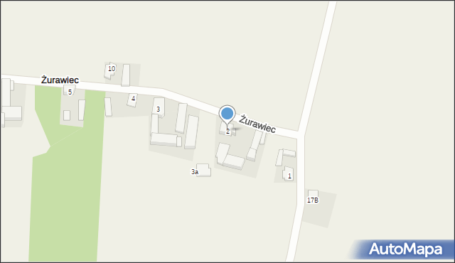 Żurawiec, Żurawiec, 2, mapa Żurawiec