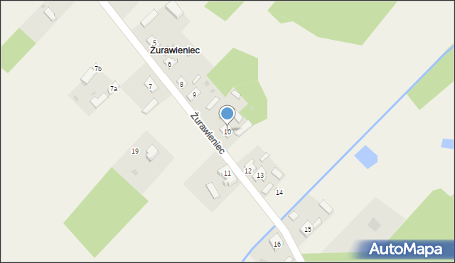 Żurawieniec, Żurawieniec, 10, mapa Żurawieniec