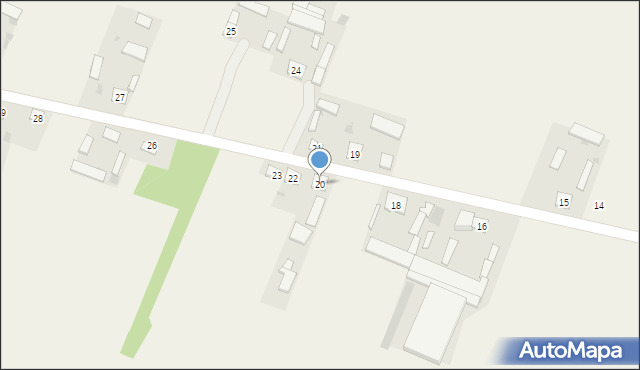 Żurawiniec-Kolonia, Żurawiniec-Kolonia, 20, mapa Żurawiniec-Kolonia