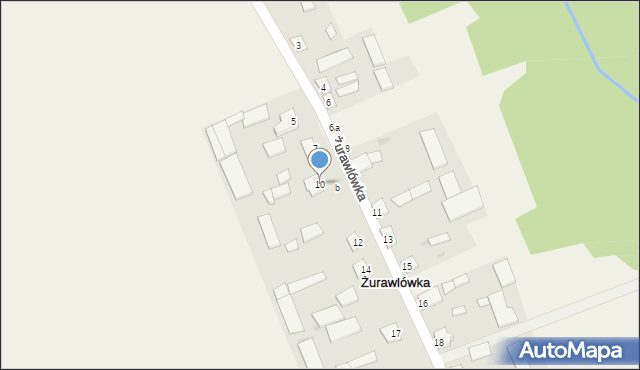 Żurawlówka, Żurawlówka, 10, mapa Żurawlówka