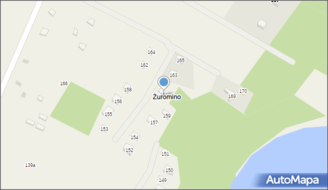 Żuromino, Żuromino, 161, mapa Żuromino