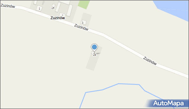 Zuzinów, Zuzinów, 2a, mapa Zuzinów