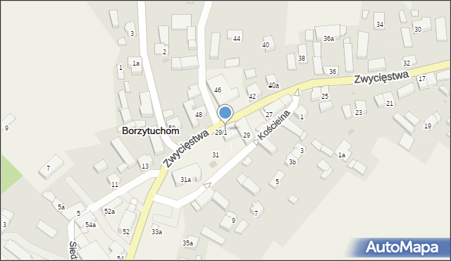 Borzytuchom, Zwycięstwa, 29/2, mapa Borzytuchom