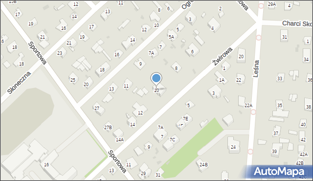 Brwinów, Żwirowa, 10, mapa Brwinów