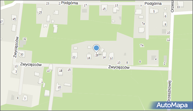 Celestynów, Zwycięzców, 16, mapa Celestynów