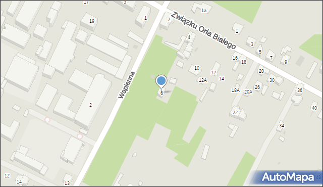 Dąbrowa Górnicza, Związku Orła Białego, 6, mapa Dąbrowa Górnicza