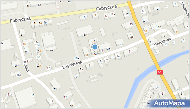 Dobre Miasto, Zwycięstwa, 6A, mapa Dobre Miasto