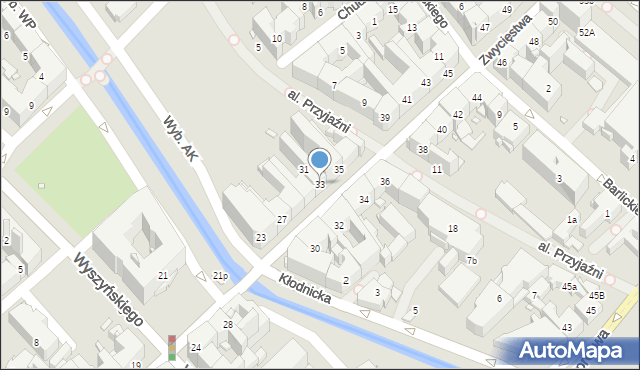 Gliwice, Zwycięstwa, 33, mapa Gliwic