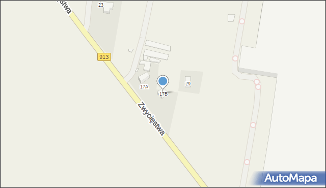 Grodków, Zwycięstwa, 17B, mapa Grodków