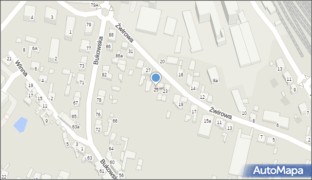 Grodzisk Wielkopolski, Żwirowa, 25, mapa Grodzisk Wielkopolski