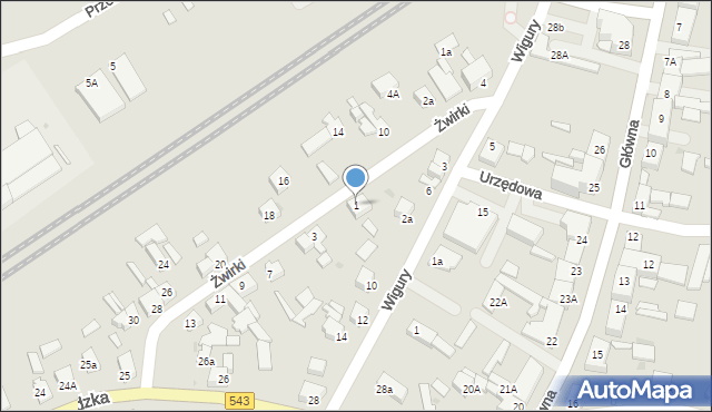 Jabłonowo Pomorskie, Żwirki Franciszka, 1, mapa Jabłonowo Pomorskie