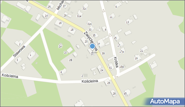 Knurów, Zwycięstwa, 22, mapa Knurów