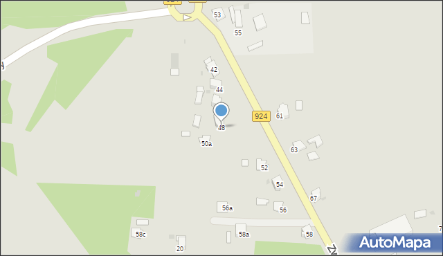 Knurów, Zwycięstwa, 48, mapa Knurów