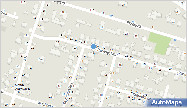 Koluszki, Zwycięstwa, 29, mapa Koluszki