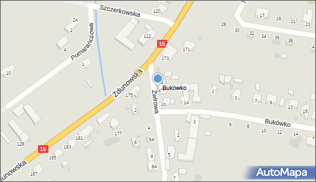 Krotoszyn, Żwirowa, 1a, mapa Krotoszyna