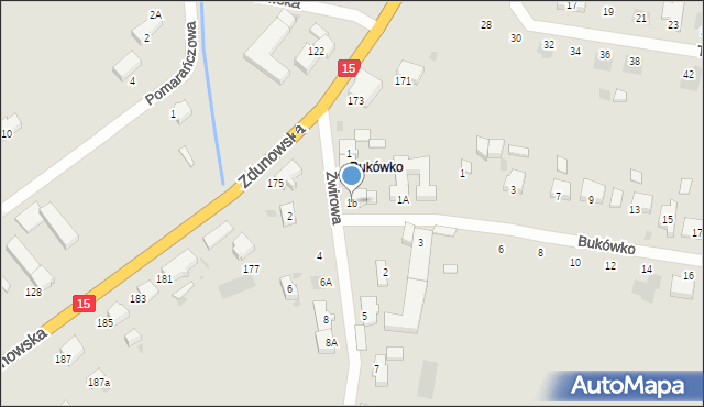 Krotoszyn, Żwirowa, 1b, mapa Krotoszyna