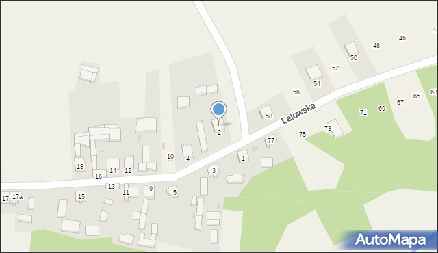 Lelów, Żwirkowskiego, 6, mapa Lelów