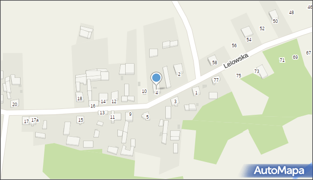 Lelów, Żwirkowskiego, 8, mapa Lelów