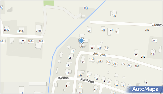 Nowy Tomyśl, Żwirowa, 19, mapa Nowy Tomyśl