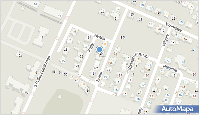 Poznań, Żwirki Franciszka, 10a, mapa Poznania