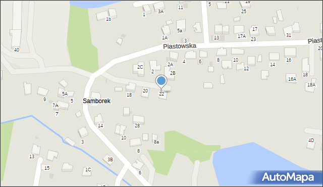 Skawina, Żwirowa, 22, mapa Skawina