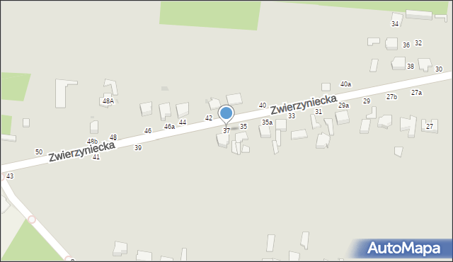 Skierniewice, Zwierzyniecka, 37, mapa Skierniewic