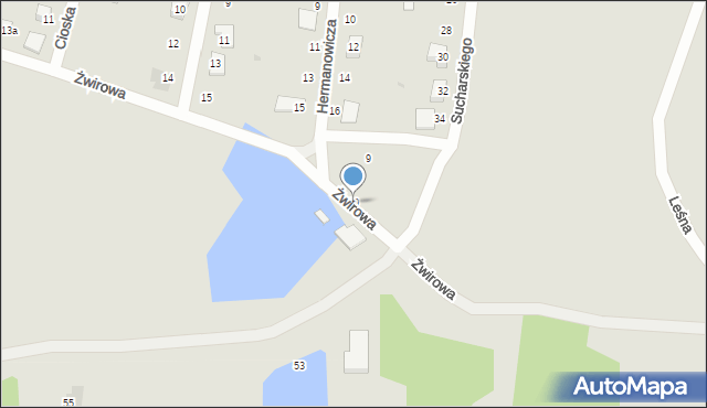 Sochocin, Żwirowa, 10, mapa Sochocin