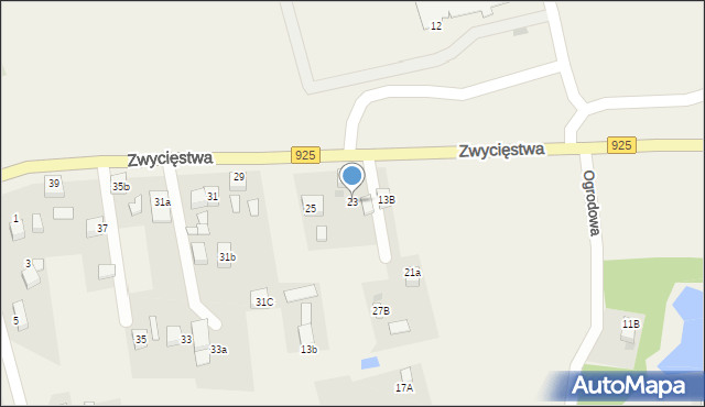 Stanowice, Zwycięstwa, 23, mapa Stanowice