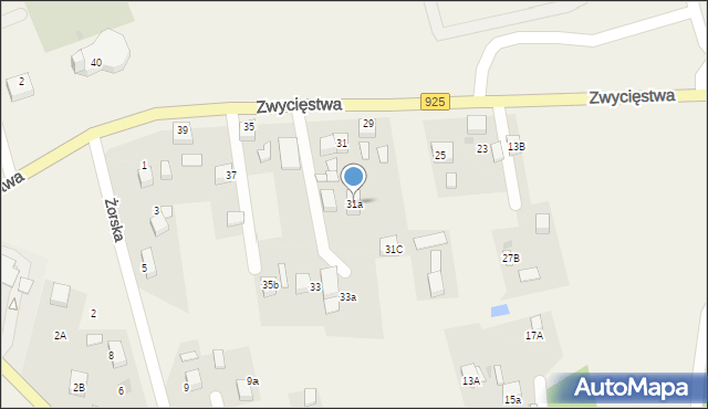 Stanowice, Zwycięstwa, 31a, mapa Stanowice