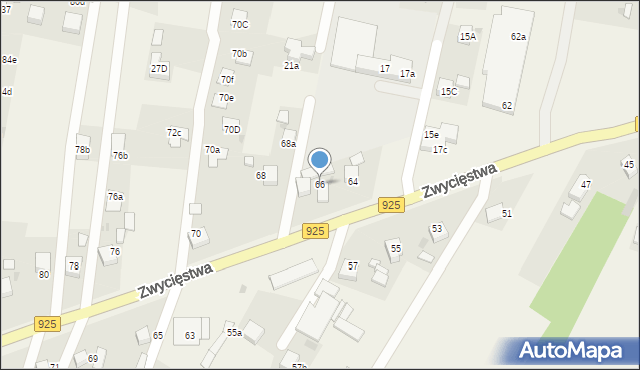 Stanowice, Zwycięstwa, 66, mapa Stanowice