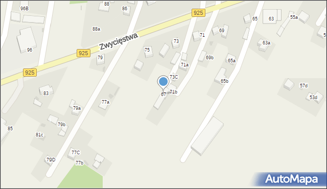 Stanowice, Zwycięstwa, 67, mapa Stanowice