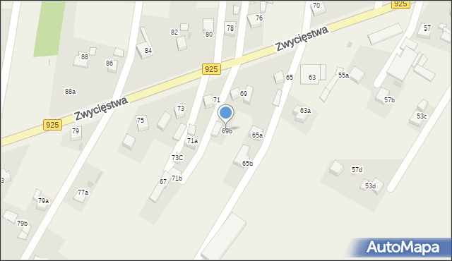 Stanowice, Zwycięstwa, 69b, mapa Stanowice