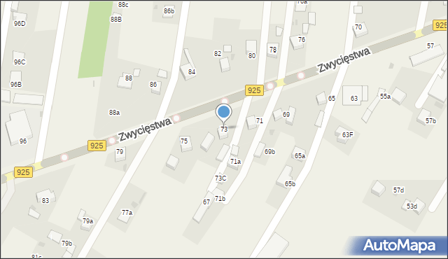 Stanowice, Zwycięstwa, 73, mapa Stanowice