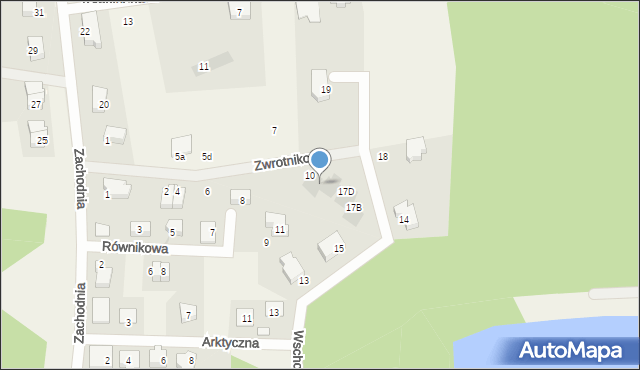 Straszyn, Zwrotnikowa, 12, mapa Straszyn