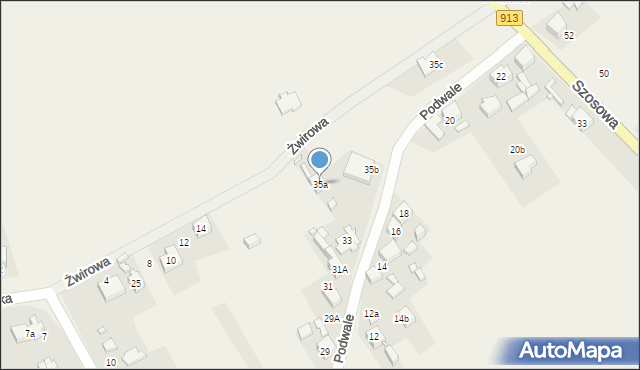 Strzyżowice, Żwirowa, 30, mapa Strzyżowice