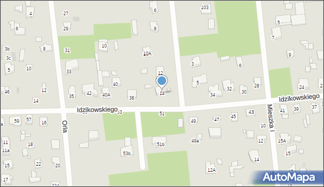 Sulejówek, Żwirowa, 14, mapa Sulejówek