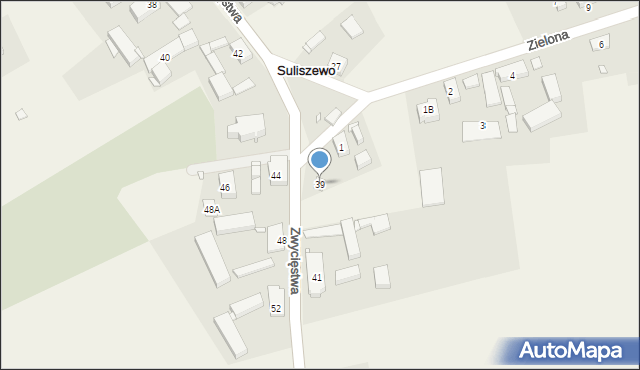 Suliszewo, Zwycięstwa, 39, mapa Suliszewo