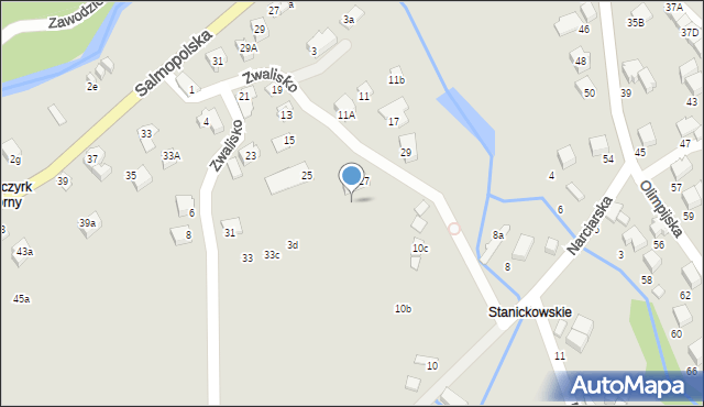 Szczyrk, Zwalisko, 27, mapa Szczyrk