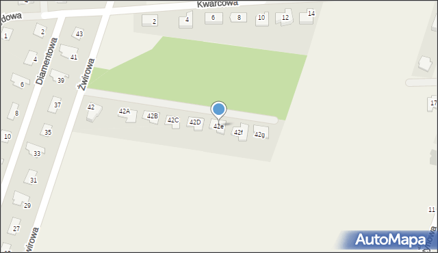 Trzciany, Żwirowa, 42e, mapa Trzciany