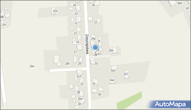 Turza Śląska, Zwycięstwa, 28, mapa Turza Śląska