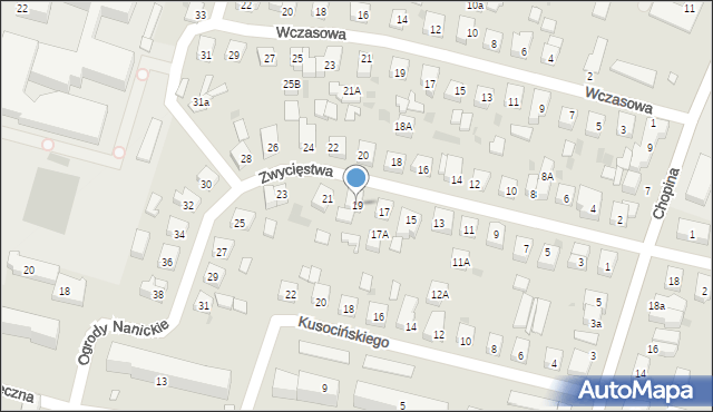 Wejherowo, Zwycięstwa, 19, mapa Wejherowo