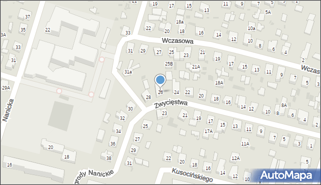 Wejherowo, Zwycięstwa, 26, mapa Wejherowo