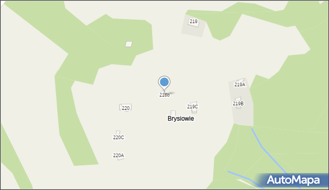 Zwardoń, Zwardoń, 218b, mapa Zwardoń