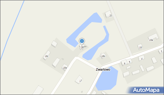 Zwartowo, Zwartowo, 18, mapa Zwartowo