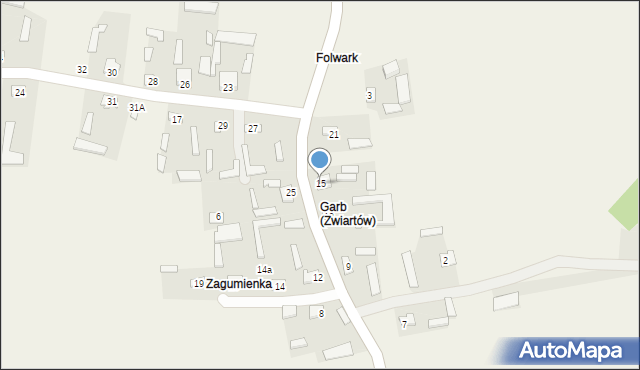 Zwiartów, Zwiartów, 15, mapa Zwiartów