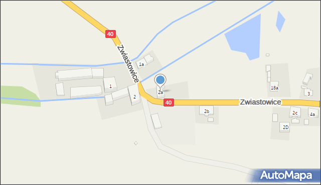 Zwiastowice, Zwiastowice, 2a, mapa Zwiastowice